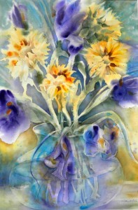 Irises and Sunflowers 1100-05(2)-HLF