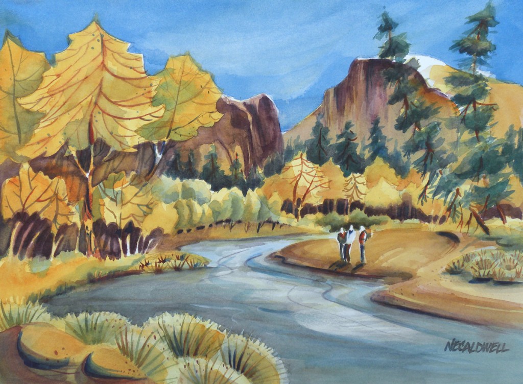 Stoked!! Watercolor 11x15
