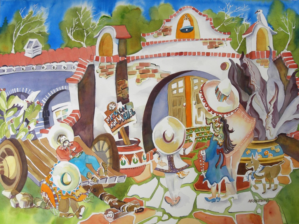 "Sunday Best" Watercolor 22x30
