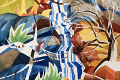 Whitney Falls - Watercolor 30x22